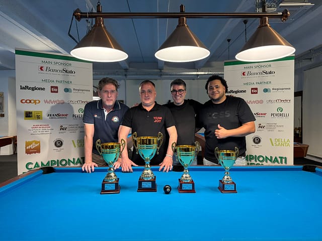 Risultati Campionati Ticinesi 2026 di palla 8